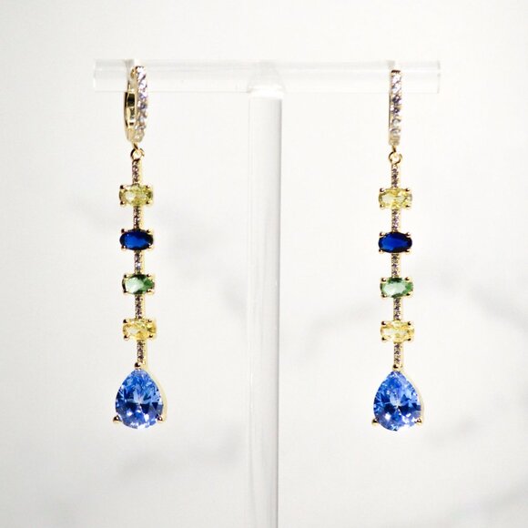 JAGGER EARRINGS- AZURE